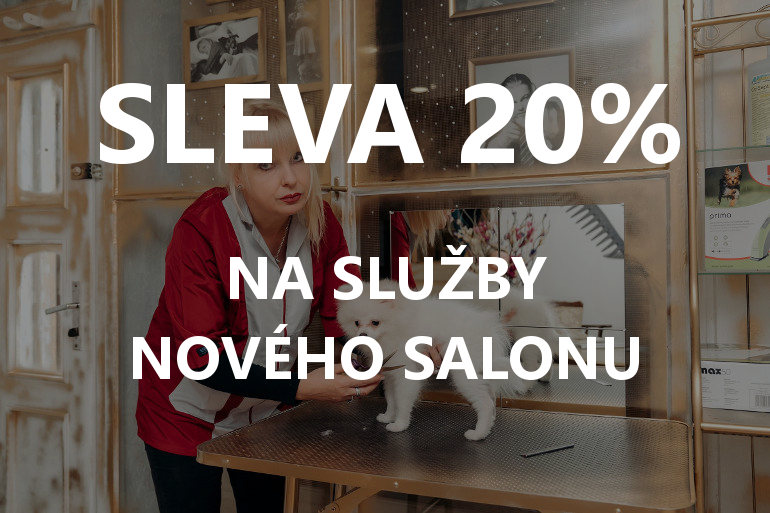 SLEVA 20% na naše služby