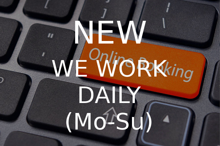 We work every day